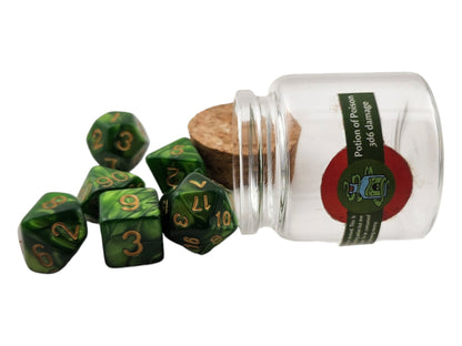 Potion of Poison dice jar potion - Rowan Gate