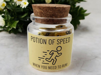 Potion of Speed dice jar potion - Rowan Gate