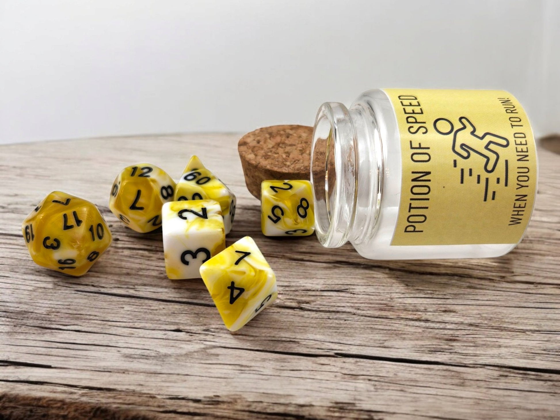 Potion of Speed dice jar potion - Rowan Gate