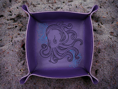 Purple Kraken dice tray - Rowan Gate