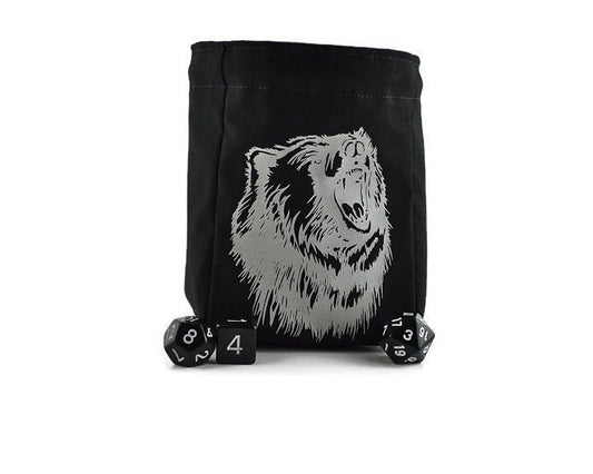 Raging Bear dice bag - Rowan Gate