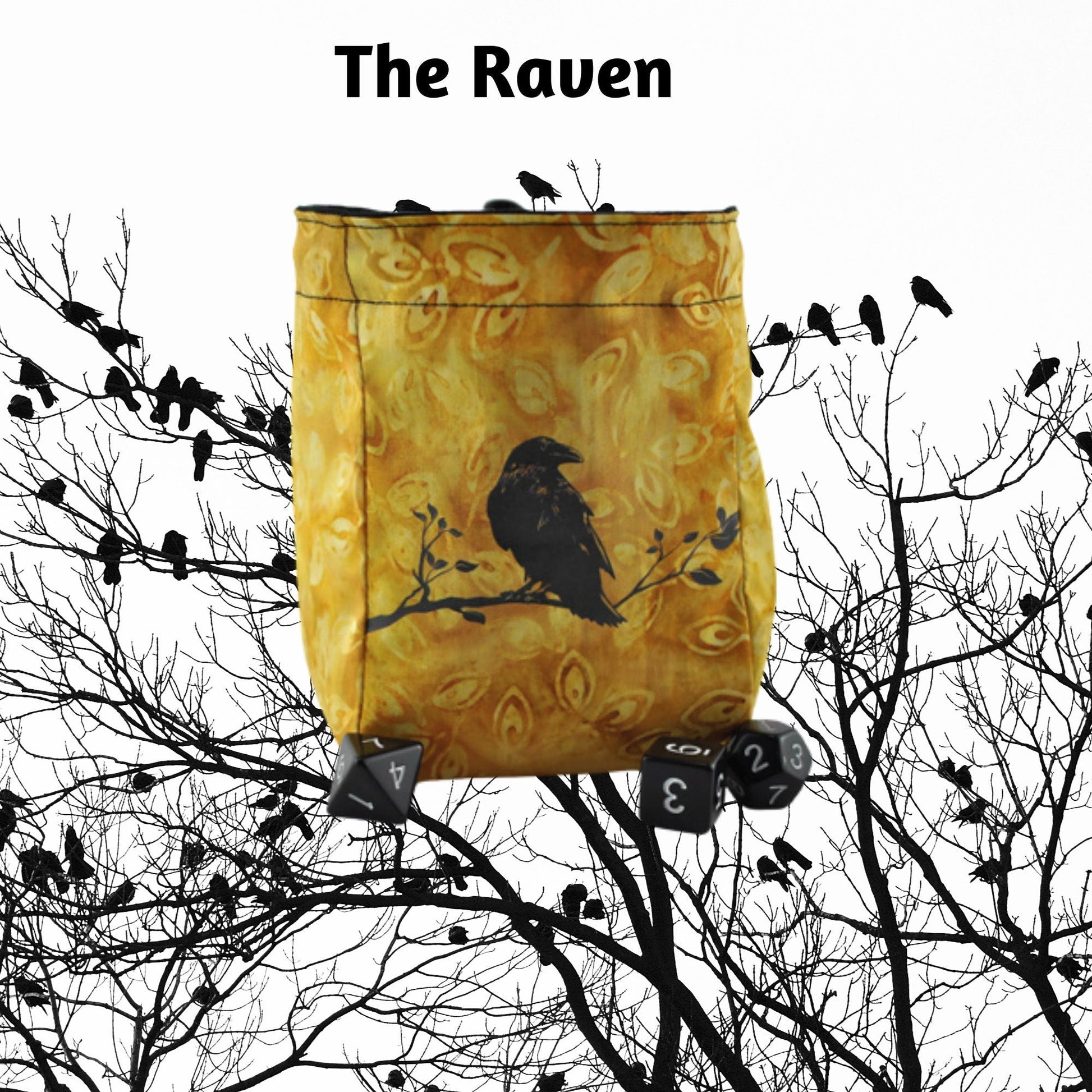 Raven Dice Bag - Rowan Gate