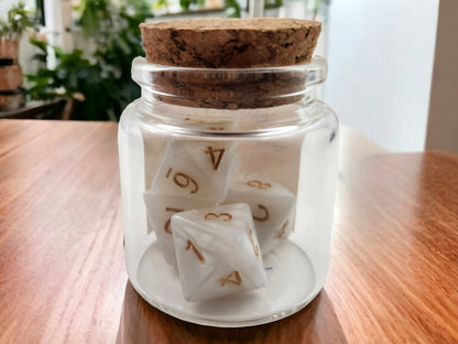 Sacred Flame spell dice jar - Rowan Gate