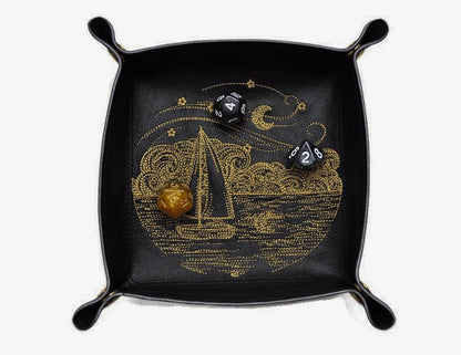 Sailing at night dice tray - Rowan Gate