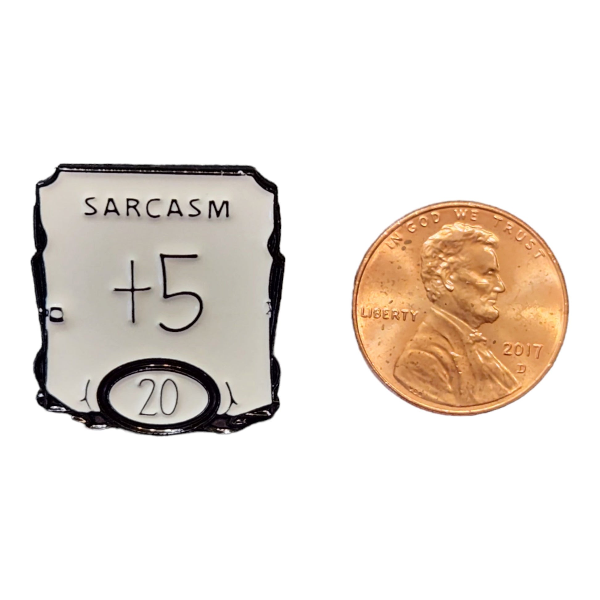 Sarcasm Enamel Pin - Rowan Gate