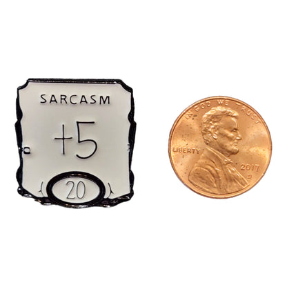 Sarcasm Enamel Pin - Rowan Gate