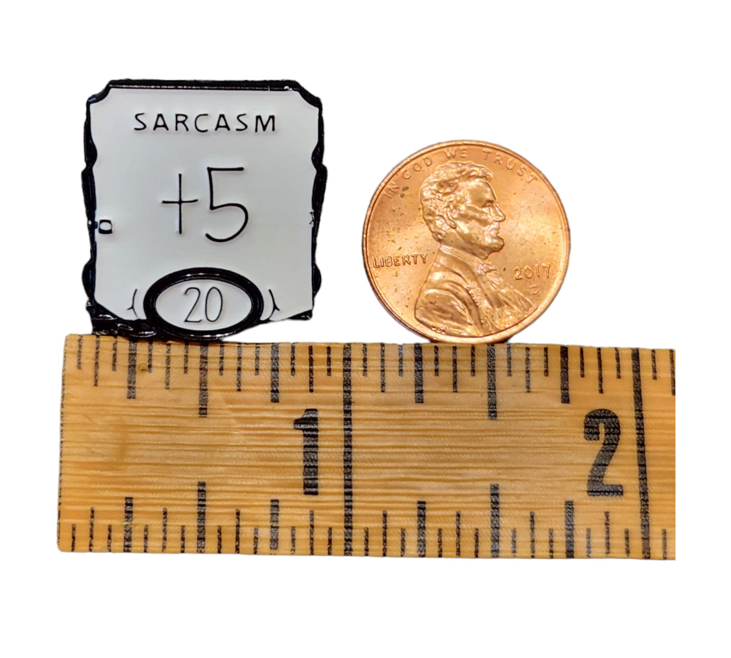 Sarcasm Enamel Pin - Rowan Gate