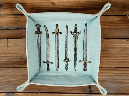 Set of swords dice tray - Rowan Gate