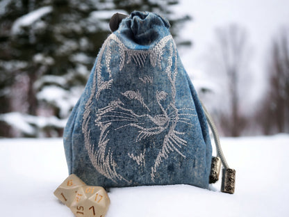 Snow Fox Dice Bag - Rowan Gate