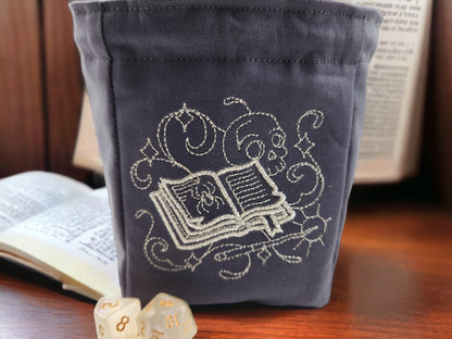 Spell book dice bag. - Rowan Gate