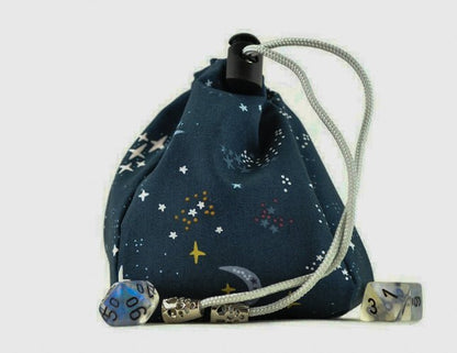 Stars and Moons Dice Bag - Rowan Gate