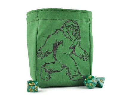 Strolling Sasquatch dice bag - Rowan Gate