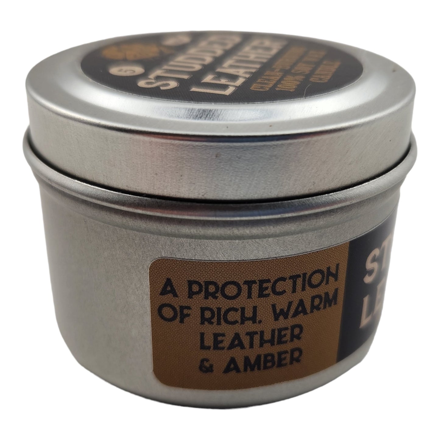 Studded Leather Soy Candle - Rowan Gate