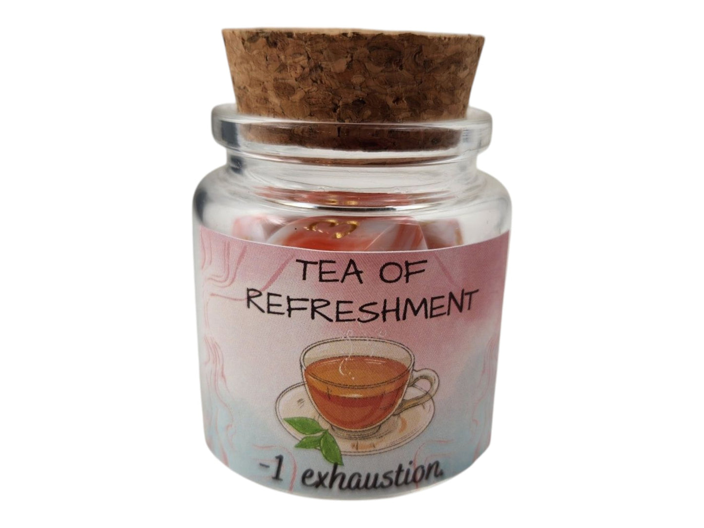 Tea of Refreshment dice jar - Rowan Gate