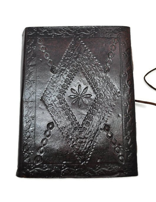 Tree of Life embossed leather notebook - Rowan Gate