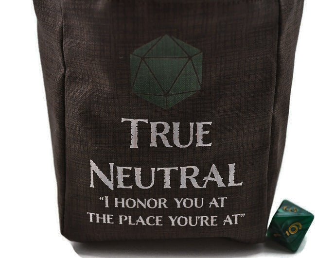 True Neutral Dice Bag - Rowan Gate