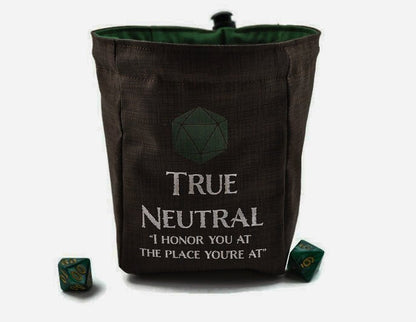 True Neutral Dice Bag - Rowan Gate