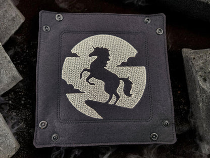 Unicorn Silhouette dice tray - Rowan Gate