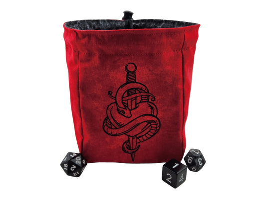 Viper heart dice bag - Rowan Gate