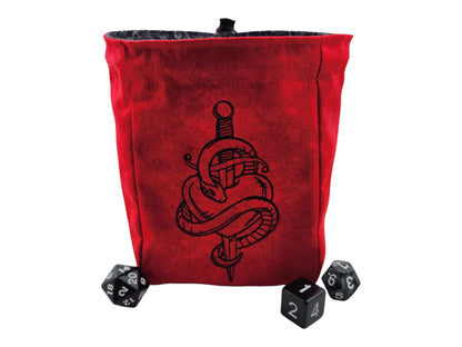 Viper heart dice bag - Rowan Gate