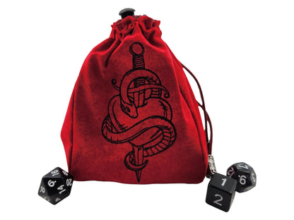 Viper heart dice bag - Rowan Gate