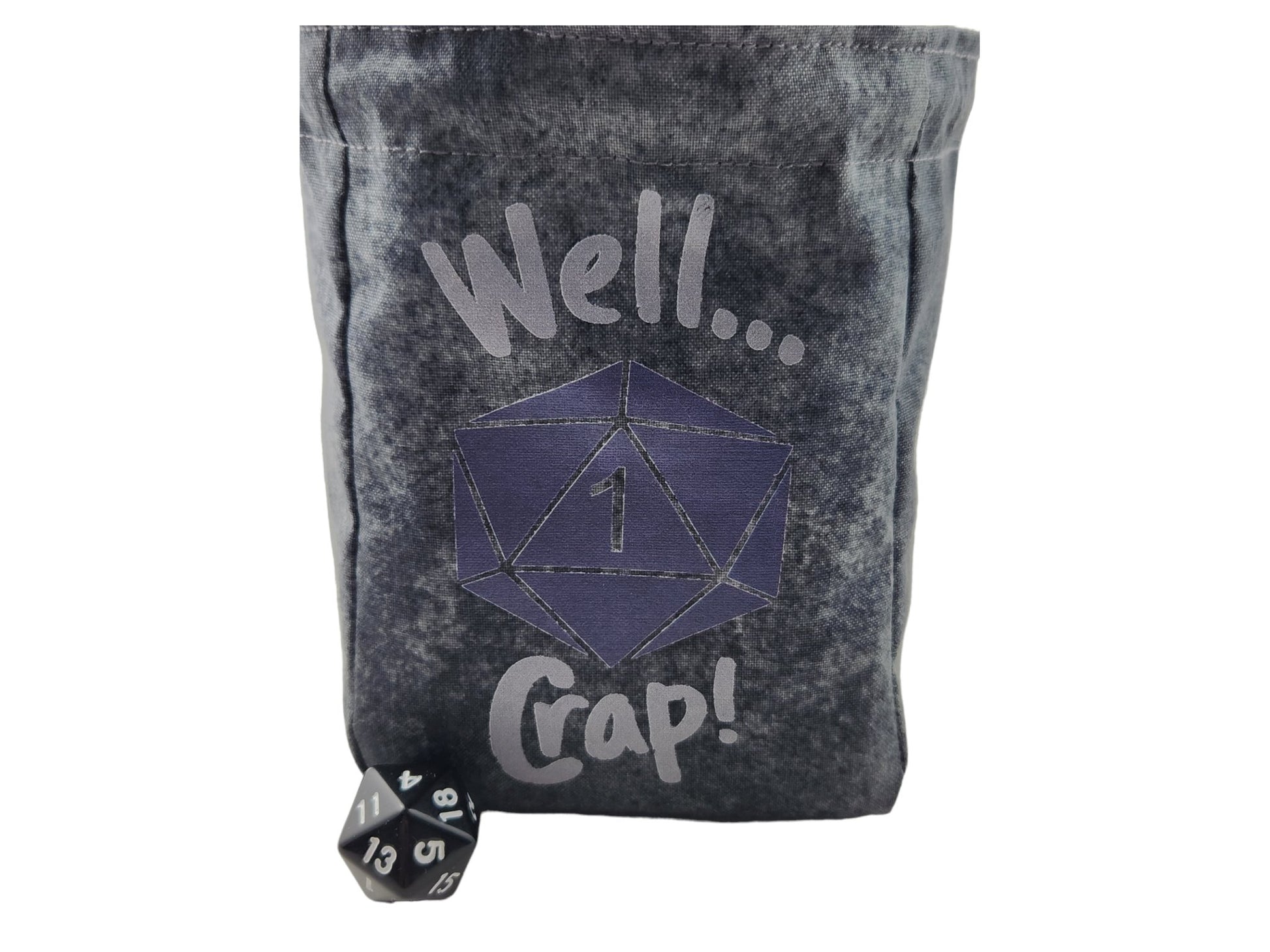 " Well Crap" dice bag, critical fail - Rowan Gate