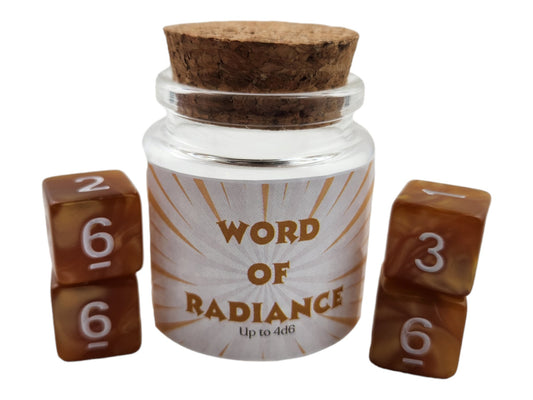 Word of Radiance dice set - Rowan Gate
