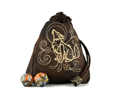 howling wolf dice bag