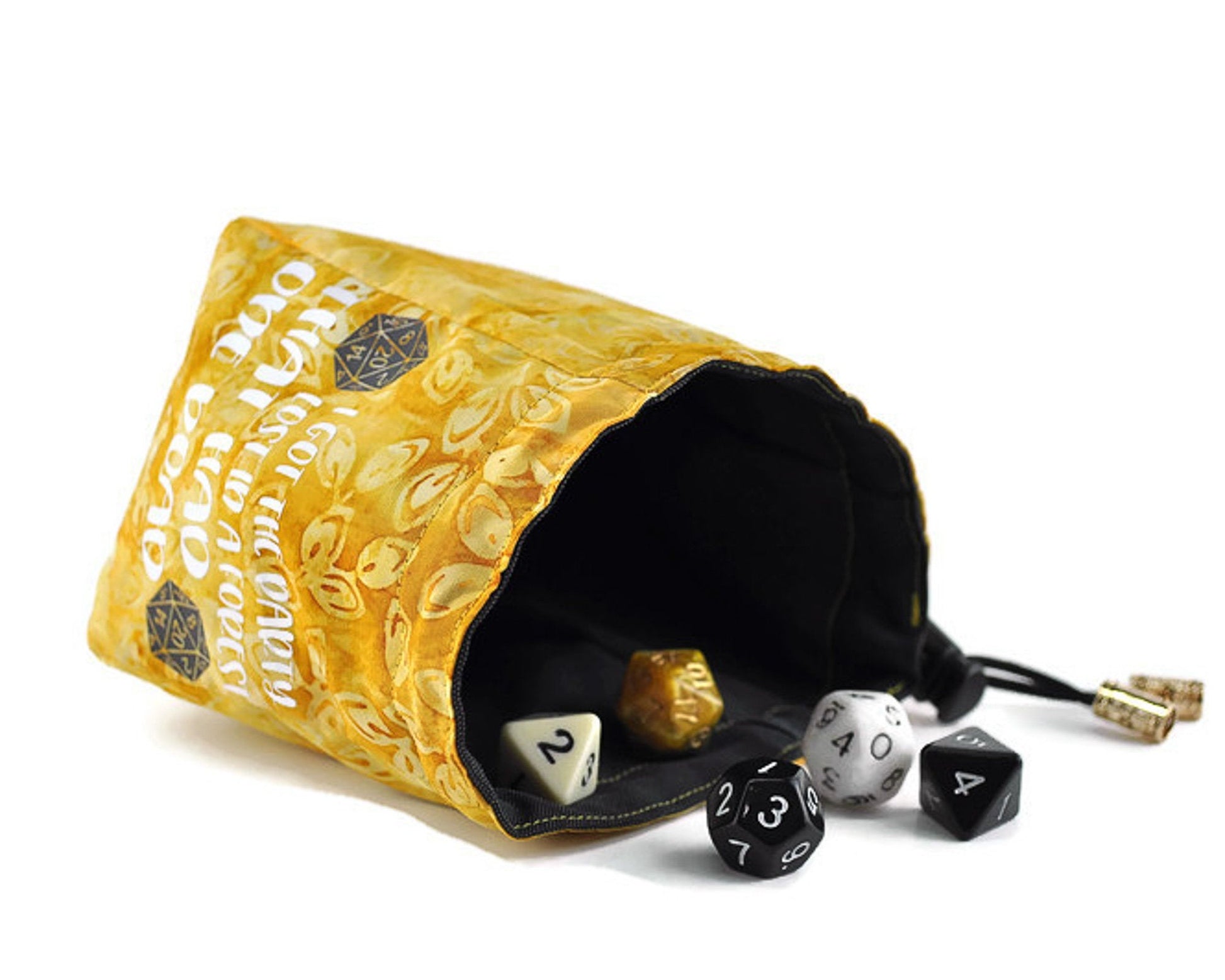 dnd dice bag, funny dice pouch - Rowan Gate