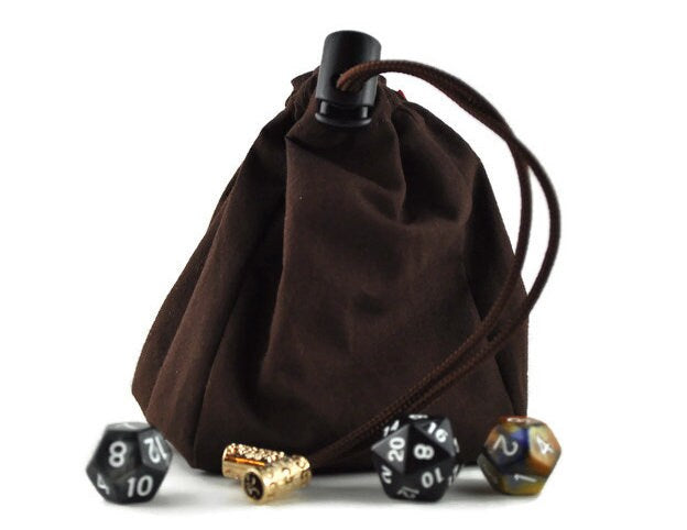 fox dice bag, polyhedral dice bag, dnd, best dice bag, D20 dice bag, RPG dice bag,